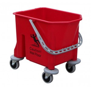 施達 帶輪水桶車 紅色 25L